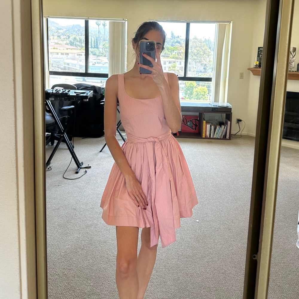 Pink bubble dress